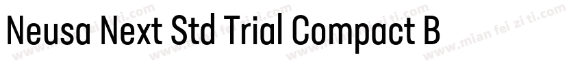 Neusa Next Std Trial Compact Bold字体转换